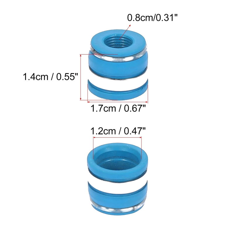 Chevrolet, Ford 16pcs 11/32" Engine Valve Stem Seals