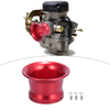 Motorcycle Air Filter Intake Velocity Stack Red 50mm Inner Dia