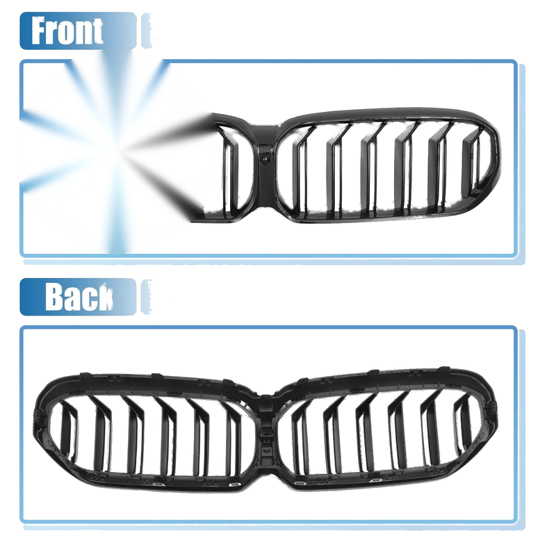 BMW 530i xDrive 540i M5 G30 Front Hood Bumper Grille Double Slat