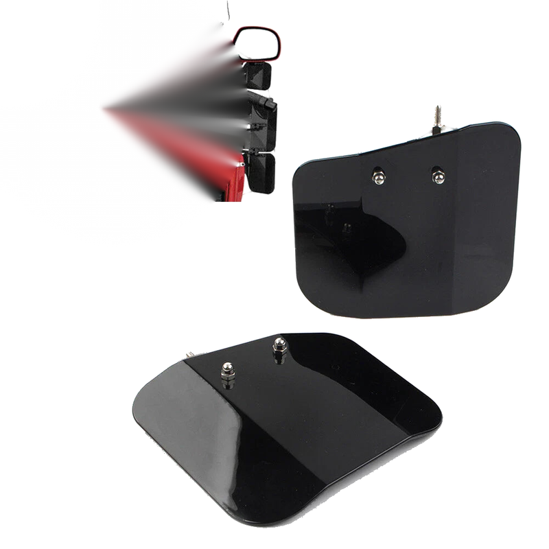 Honda GL1800 F6B Motorcycle Air Wing Windshield Deflector Mirrors
