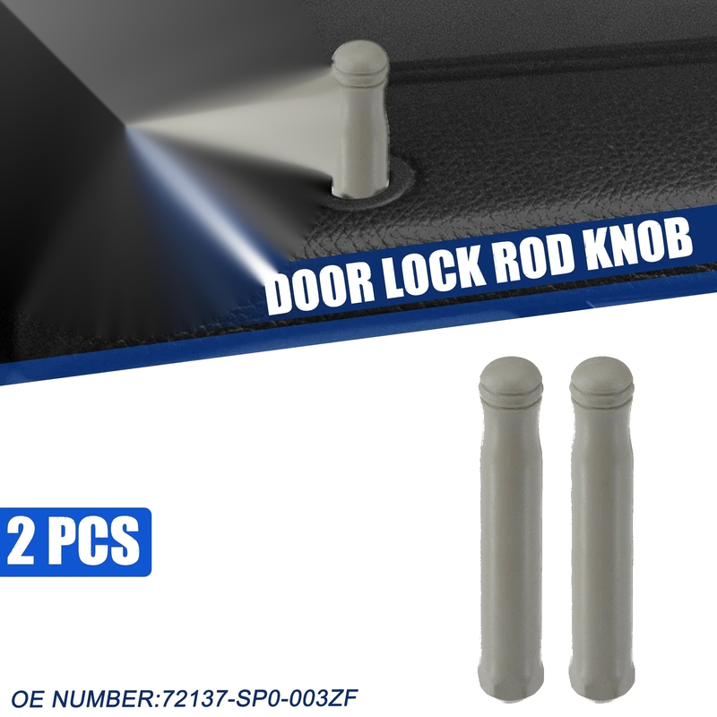Honda Civic Door Lock Rod Knob Gray (1996-2000)