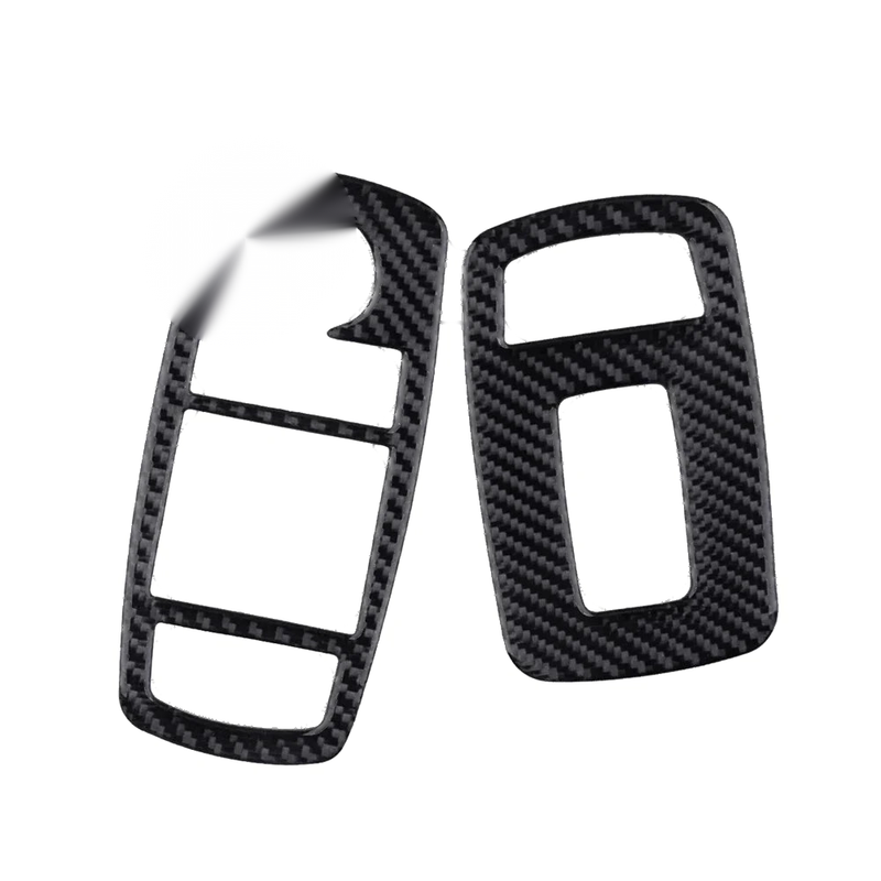 Dodge Challenger 2 x Carbon Fiber Window Lifting Button Trim Covers (2015-2020)