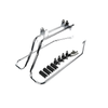 Harley Softail Saddlebags Black Latch Chrome Bracket (1984 - 2017)