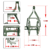 10 x INLINE RATCHET Wire Strainer Tensioners - Bulk Deal