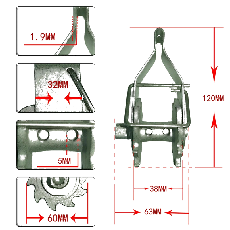 10 x INLINE RATCHET Wire Strainer Tensioners - Bulk Deal