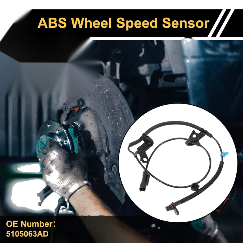Dodge Caliber Rear Left ABS Wheel Speed Sensor (2007 - 2007)