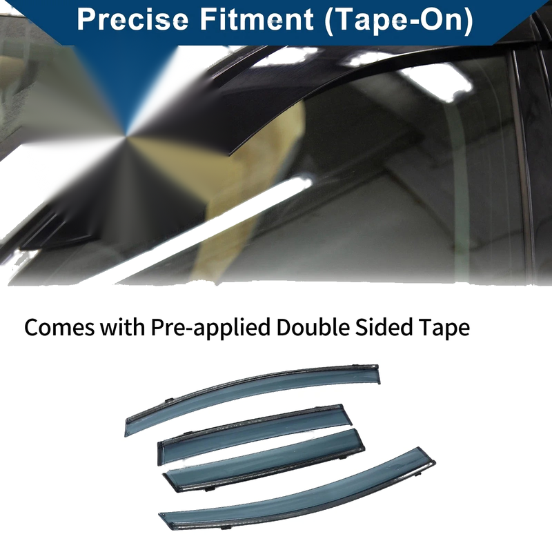 Honda Fit Side Vent Visors Window Deflectors (2009-2014)
