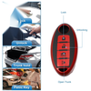 Nissan Cabstar (2008-2009) Red Silicone Key Fob Case Cover