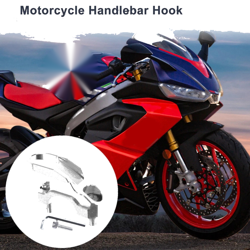 Motorcycle Square Aluminum Alloy Hanging Hook 49mm Length