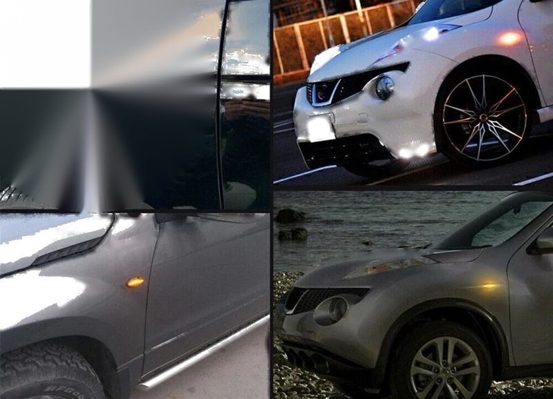 Nissan Qashqai Juke X-Trail LED Side Marker Signal Lights (2010-2023)
