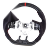 Subaru Legacy Forester Steering Wheel Carbon Flat Bottom Suede (15-17)