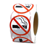 Roll / 500Pcs / No Logo Sign Restaurant Bus Shop Round Sticker