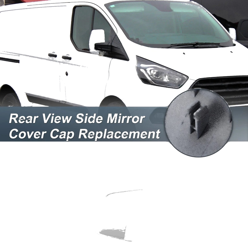 Ford Transit Custom Right Side Rearview Mirror Cover Cap White (12-23)