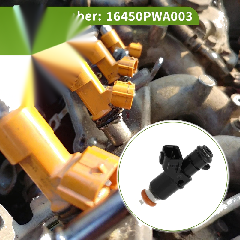 Honda Civic Hybrid 1.3 (2003-2005) - 1 x Black Fuel Injector
