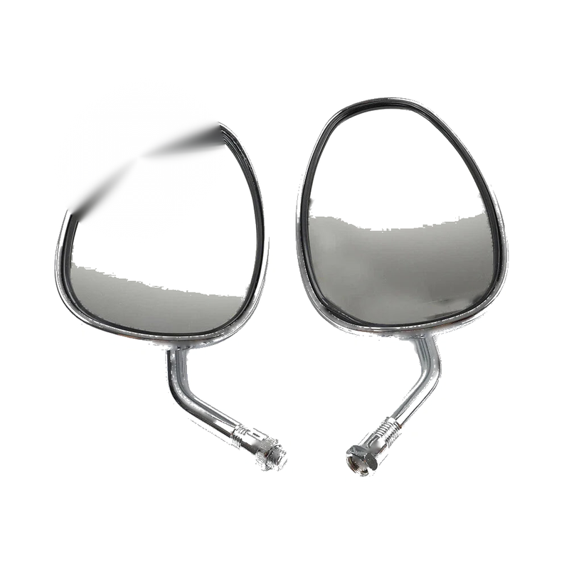 Honda Shadow Spirit 750 1100 VTX1300 VTX1800 Chrome Rearview Oval Mirror (2001-2010)