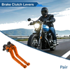 Ducati Monster 821 Long Brake Clutch Levers Orange (2014–2017)