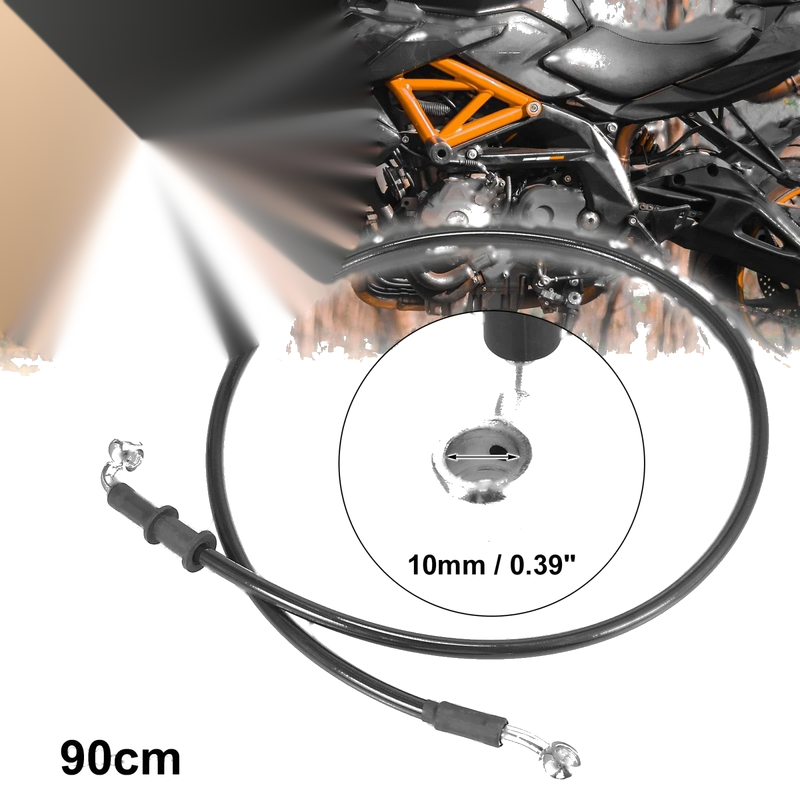 Motorcycle Universal 90cm Motorcycle Brake Clutch Oil Hose Line Hydraulic