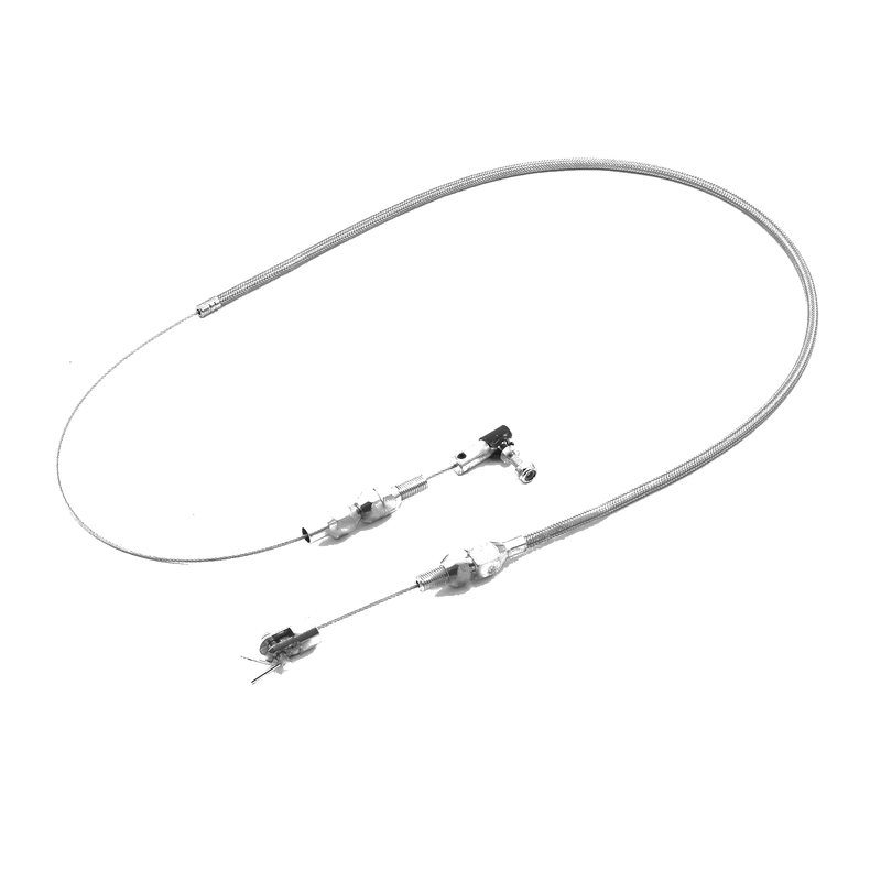 24" Braided Stainless Steel Throttle Cable