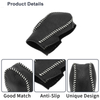 Ford Fusion Pebbled Gear Shift Knob Cover 1 Pc Black Beige Faux Leather (2013-2020)