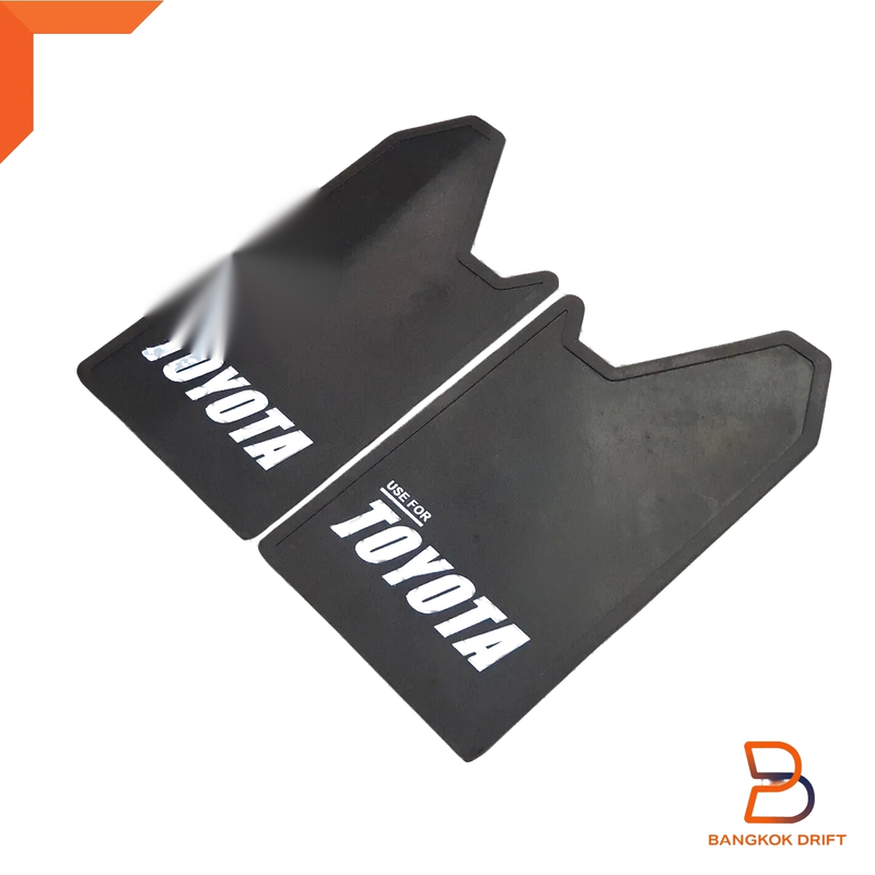 Toyota 4x4 4WD Off-Road Truck - Black Rubber Mud Flaps