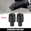 Motorcycle 2pcs 18mm Handlebar End Caps Plug CNC Aluminum Alloy