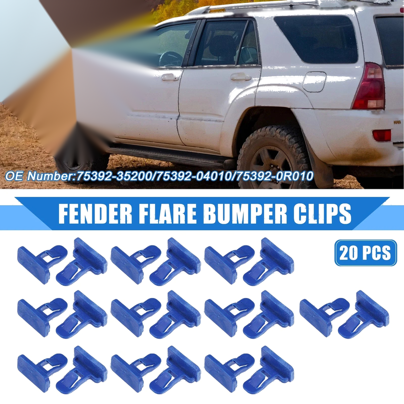 Toyota Avalon 2013–2021 20 x Fender Flare Bumper Clip
