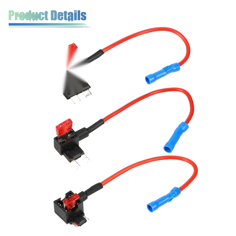 3 x Car Fuse Tap with 3 x 10A Mini Low Profile Fuses