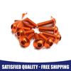 Motorcycle Universal M6x20mm License Plate Fairing Bolt Screw Item of 10