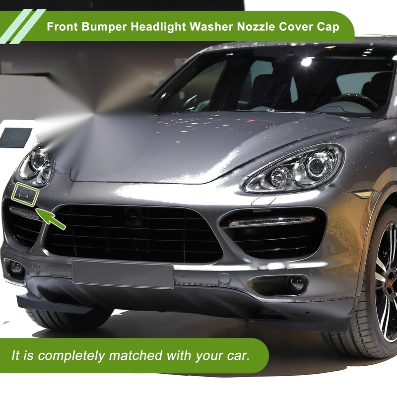 Porsche Cayenne 2011-2014 Washer Nozzle Cover (2 x Black Caps)