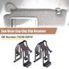 Toyota Black Iron Sun Visor Cap Clips
