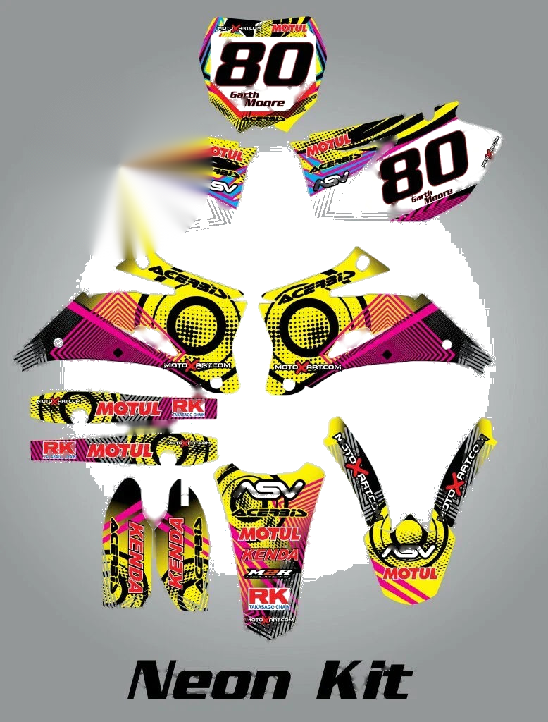 Suzuki RM 125 Custom Graphic Kit (1999-2000)
