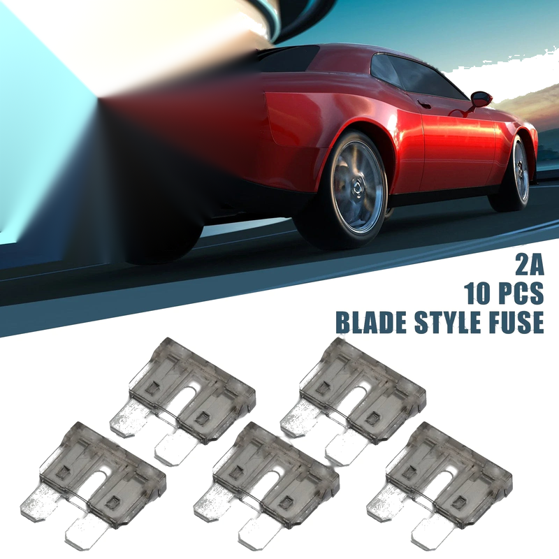 Car Boat Truck SUV RV Motorcycle Blade Style Fuses 2A 10pcs