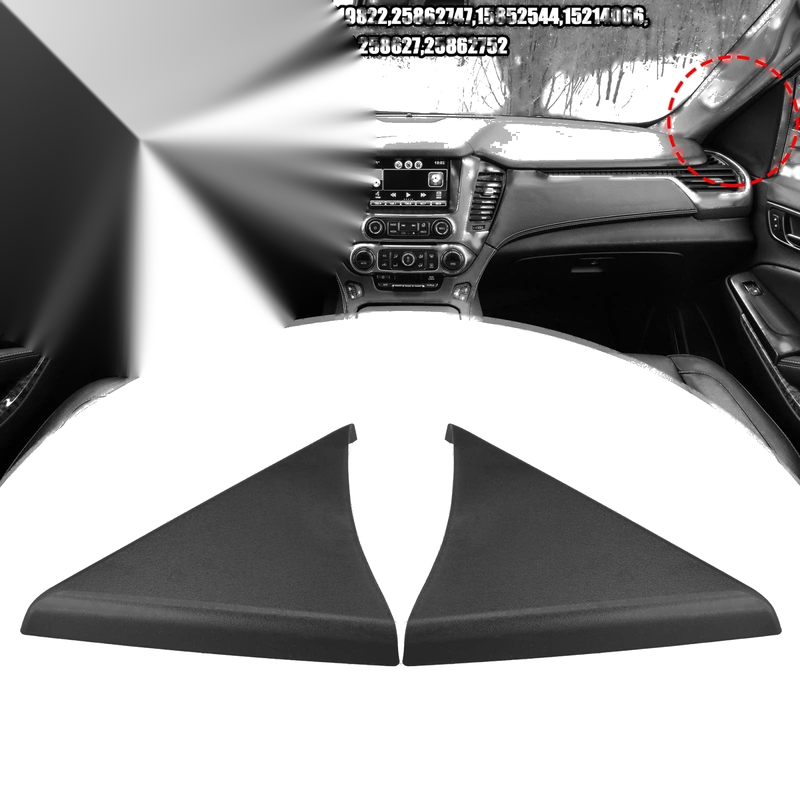 Chevy Silverado & GMC Sierra 2 x Front Door Upper Trim Panels