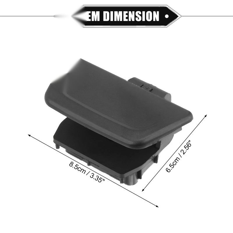 Ford Fiesta (2011-2019) Black Glove Box Lid Latch Lock Handle Cover