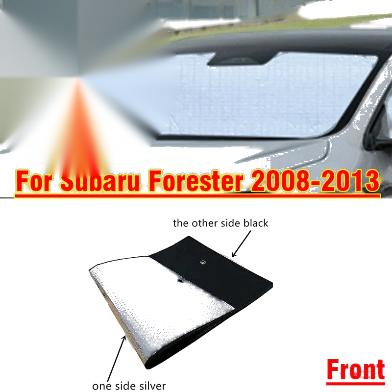 Subaru Forester Front Windshield Interior Privacy Thick Sunshade Cover (2008–2013)