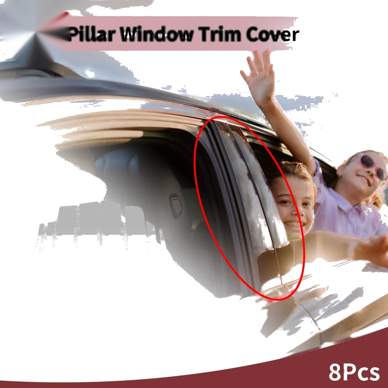 Toyota Verso / EZ Car Door Pillar Window Trim 8 Pcs (2012–2015)