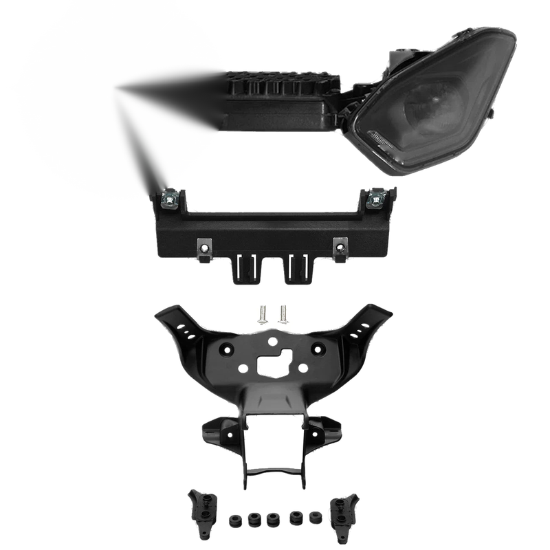BMW S1000RR LED Headlight Assembly & Fairing Bracket Trim Panel (2019–2025)
