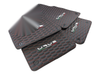 Lamborghini URUS 2018-2024 Black with Red Stitching Leather Floor Mats