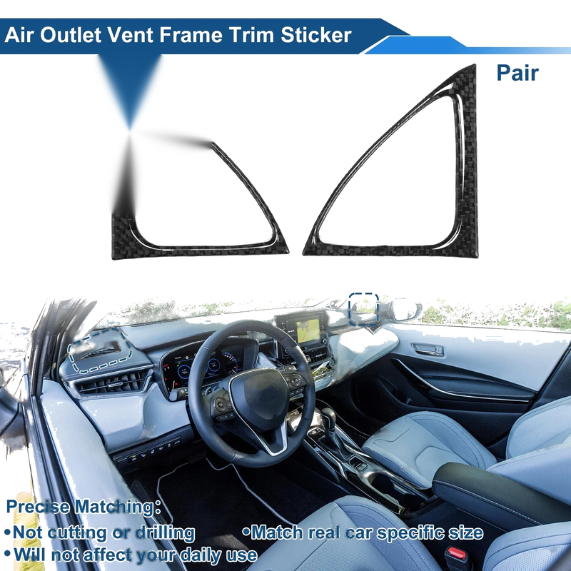 Toyota Corolla AC Outlet Vent Trim Cover Frame 1 pair (2007–2013)