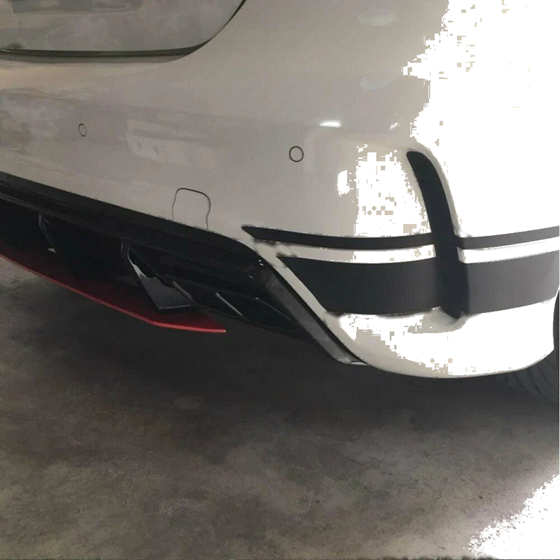 Benz A Class W176 A180 A200 A250 A45 Matte Black Side Stripe Decals