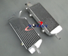 KTM 250 / 450 / 505 SX-F / SXF Aluminum Radiator & Blue Hose (2007-2010)