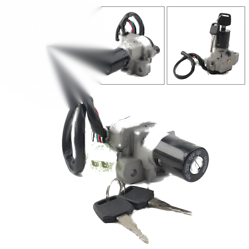 Suzuki GSX750, VX800 Ignition Switch Lock Key Set (1989-1997, 1990-1996)