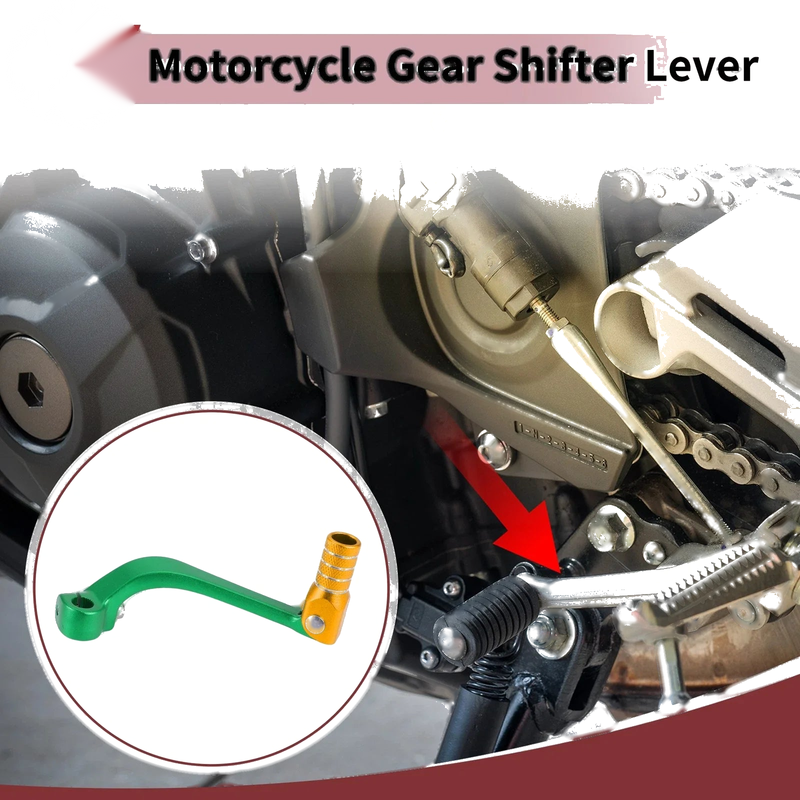Honda CRF110F (2013-2018) - Green Folding Shifter Lever