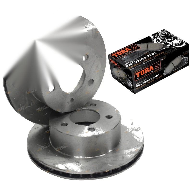 Grand Cherokee WJ ZG Front Drilled Slotted Rotor & Pads (1996-2003)