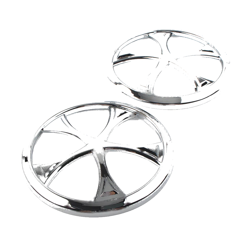 Harley Electra Glide & Street Glide Chrome Speaker Trim Grill Cover (2014-2022)