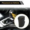 Honda Accord Black Brown Faux Leather Gear Shift Knob Cover (2008-2012)