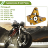 Honda CRF50 Foot Pegs / 1 Pc / Gold Tone Foot Pedal