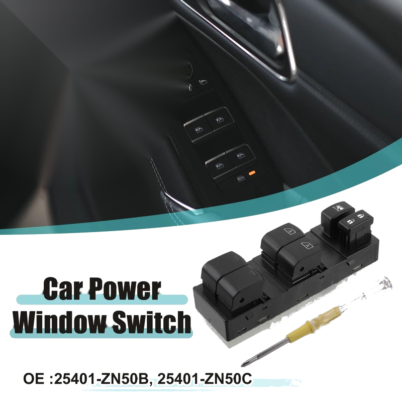 Nissan Altima Front Left Driver Side Master Power Window Switch (2002-2006)