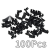 GM AMC Chrysler 100x Tailgate Latch Rod Retainer Clips Left Side