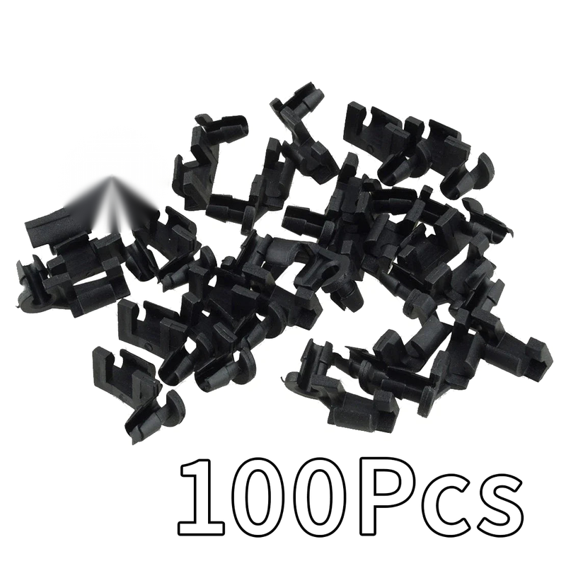 GM AMC Chrysler 100x Tailgate Latch Rod Retainer Clips Left Side